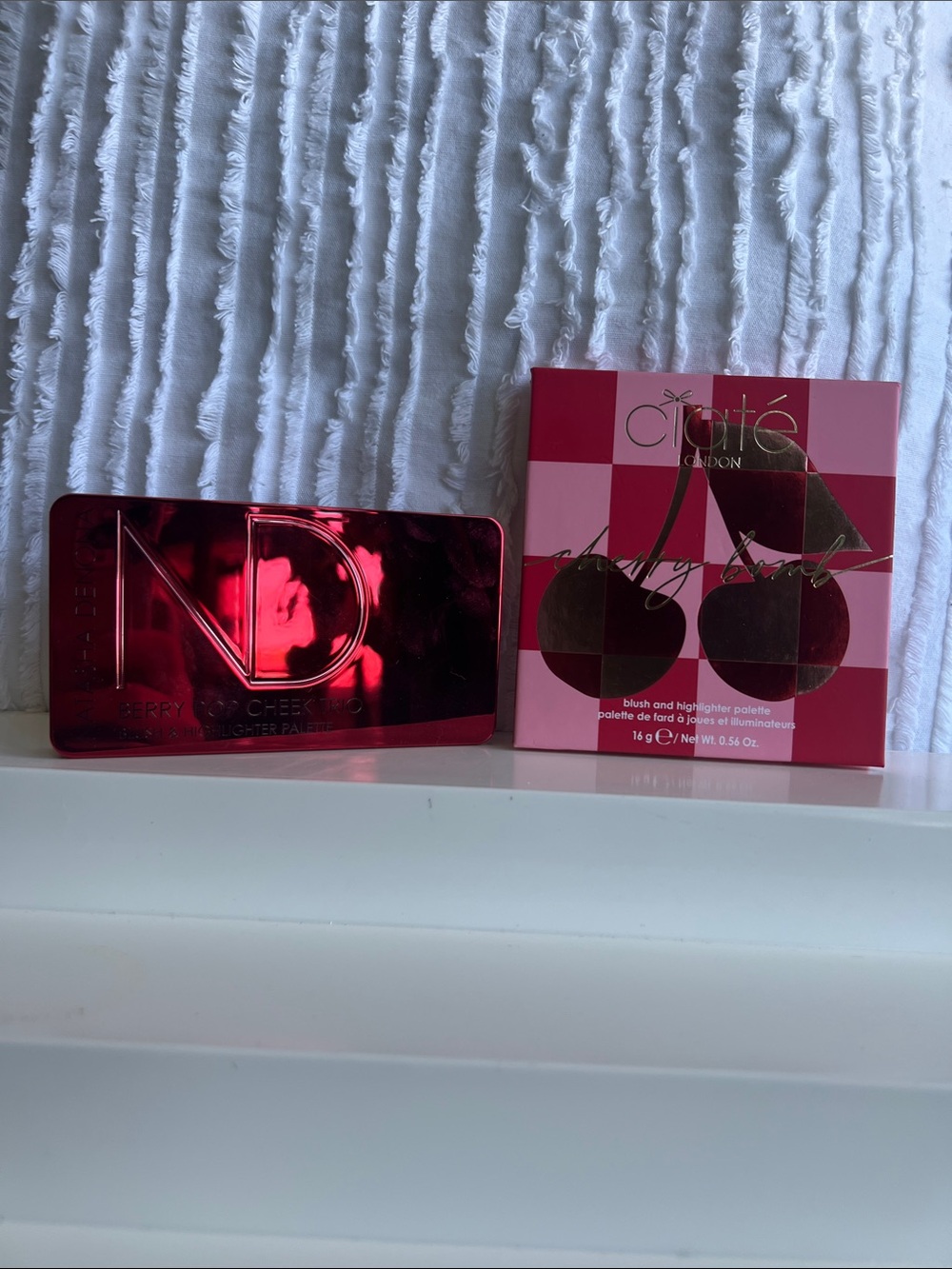 Cherry Blush & Highlighter Palette -